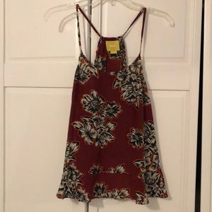 Maeve Floral Print Tank Blouse